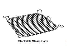 5cm) and a steam rack that can be hung in the inner pan, allowing you to prepare two different meals on two different levels at the same time.
