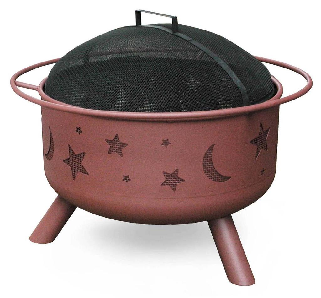 Its 75cm diameter firebowl presents a large fire to warm up your evening in the garden with family and friends.