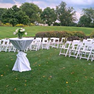 Ceremonies ceremony fee $5 per person NCC offers the perfect setting for your outdoor ceremony, with panoramic views of our impeccably manicured golf course.