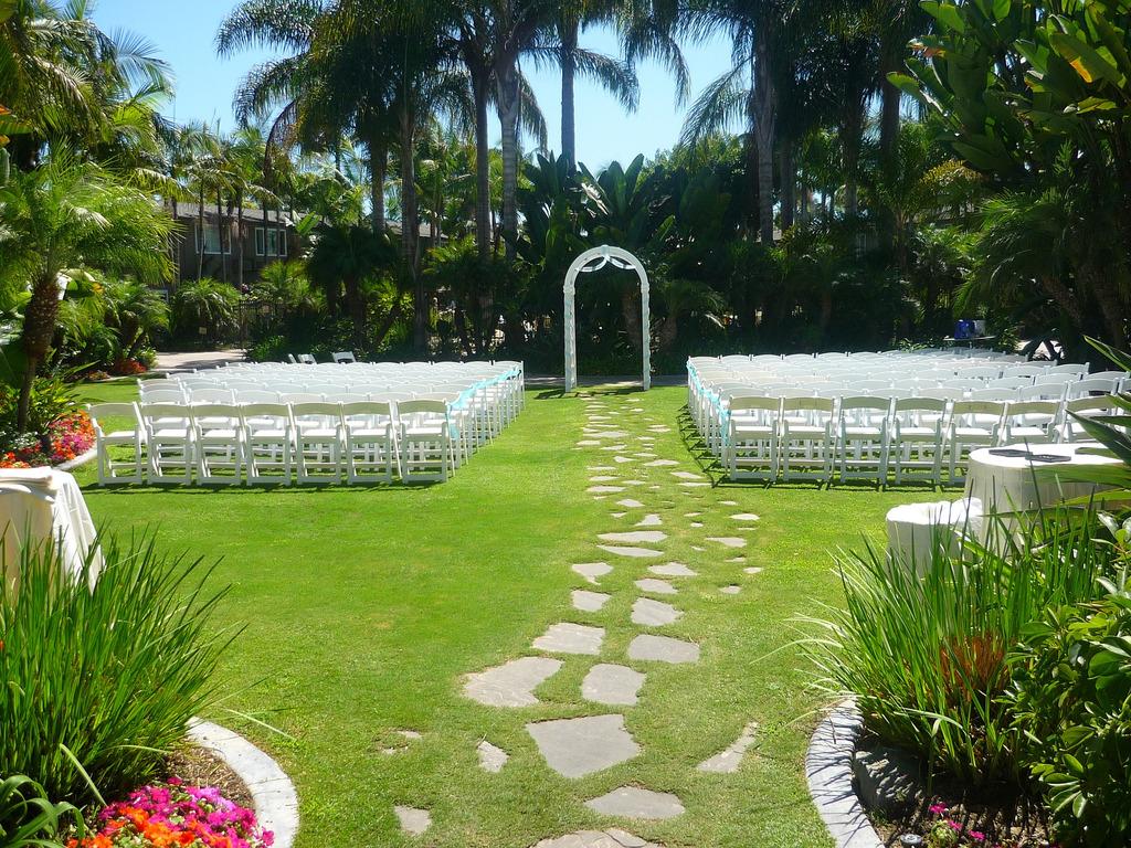 YOUR CEREMONY CEREMONY INCLUSIONS White garden chairs,