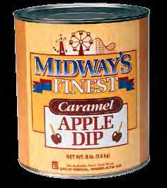 World s Greatest Caramel Apple Dip #4225 Case Count: 6; Capacity: #0 Cans This is a true gourmet caramel