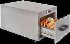 Holds up to 45 jumbo pretzels Removable trays hold water supply for 8 hours Item # 650 Sterno Pizza Warmer WxDxH 8 x20.25 x38 Voltage Ship Wt. 9 lbs Metric (cm): 46.99 x 46.99 x 96.