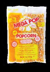 Kettle Case Count: 24; Ship Wt: 9 lb Mega Pop Corn & Flavacol Salt Kit Your complete popcorn success kit time and money savings in one convenient pouch.