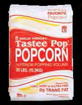 This industry leader is ideal for caramel corn and kettle corn operators. Tastee Pop Premium Popcorn #2032 (35 lb.