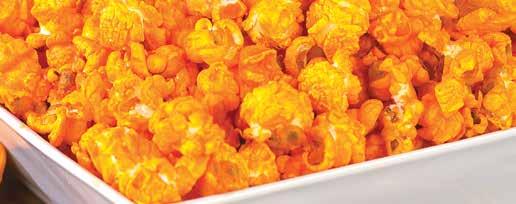 Clean Label Cheddar Paste #267 (30lb. Tub) Produce tasty cheesy popcorn with no partially hydrogenated oils, artificial colors or flavors. NonDairy Flavor EZ Base #266 (30lb.