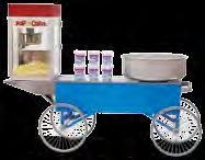 475 Combo Popcorn and Cotton Candy Cart #295 It s a powerhouse merchandising duo ideal for