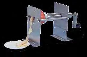 42 Gold Medal Fry Cutter #5280 Hand crank and fry up the profits Easy to operate and clean Comes with 3 blades for: ribbon