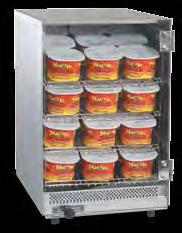 42 Compact Portion Pak Cheese Warmer #5582 Miniwarmer is a true space saver Keeps up to 36 portion pak cheese cups hot and