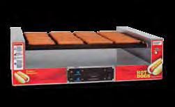 Item # 8025E OneTouch Roller Grill WxDxH 35.5 x7.75 x0.5,300 Voltage 20 Ship Wt.