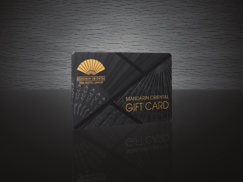 Available in denominations anywhere from USD 50 to USD 10,000, the Mandarin Oriental Gift Card makes for the perfect gift this holiday
