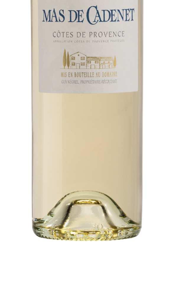 MAS DE CADENET WHITE The Mas de Cadenet cuvée is the Domaine s main production. It expresses best the exceptional terroir of the Sainte Victoire Appellation.