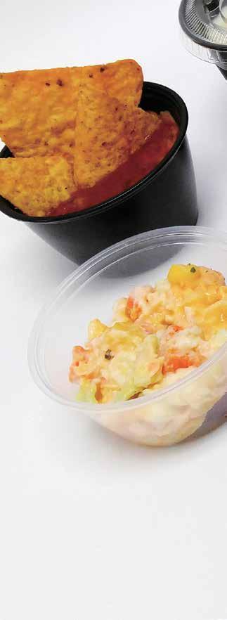 QUALITY AT YOUR FINGERTIPS PP PORTION CUPS & LIDS Koda Cup branded polypropylene (PP) portion cups and lids are convenient and reliable for spill-proof carrying of dressing, extra ingredients,
