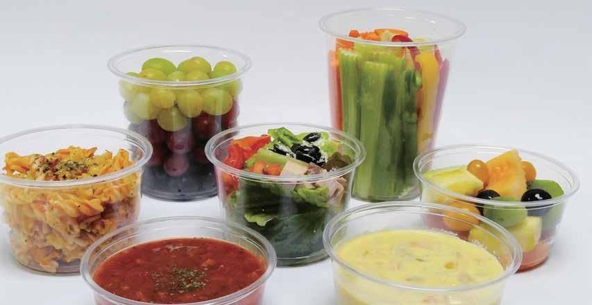 QUALITY AT YOUR FINGERTIPS PP ROUND S & LIDS Koda Cup branded polypropylene (PP) Round Deli Containers showcase your products with clarity and a smooth side wall design, are strong and durable and
