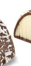 56 pce / tray 570 g 6 trays / box 6 M 04972 COCOBELLO COCONUT Coconut cream