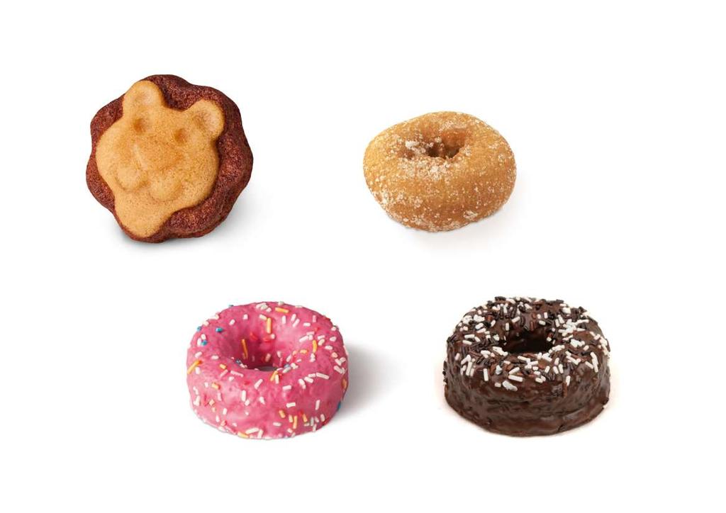 Mini-Cakes and Mini-Doughnuts Chocolate Filled Lion