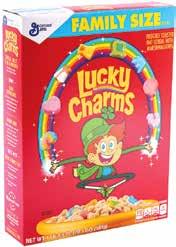 ), Lucky Charms (0.5 oz.) or Cinnamon Toast Crunch (0.5 oz.) 3 Kellogg s /~10 Pop-tarts (8 ct.