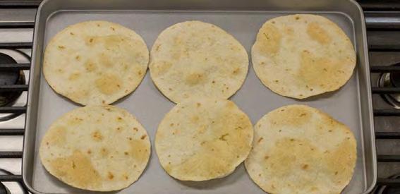INGREDIENTS 6 (6-inch) flour tortillas 2 tablespoons Natural Grapeseed Oil, divided ½ yellow onion,