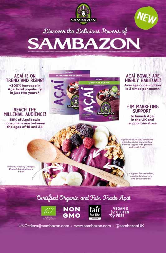 Vegetarian - Sambazon JUNE OFFERS 2.80 RSP 4.99 POR 44% Or sell for ONLY 3.