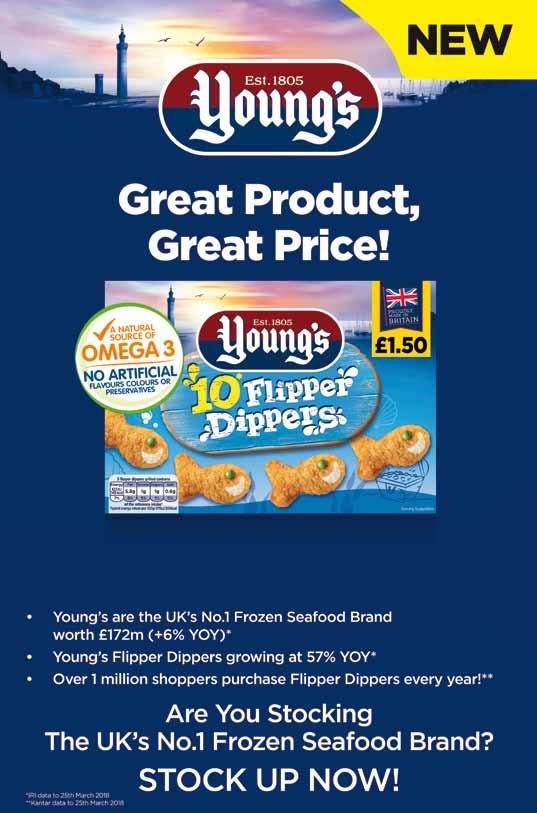 FROZEN FOOD - Fish JUNE OFFERS 3220 NEW Young s 10 Flipper Dippers 1.