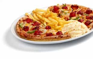 PIZZA S 2 FOR 1 ITALIAN PIZZAS COLLECTION ONLY 12 15 VEGETARIAN * 11.95 14.95 Cheese, tomato, mixed peppers, sweetcorn, onions and tomato slices MIRCH MASALA SPECIAL (HOT AND SPICY) * 12.95 15.