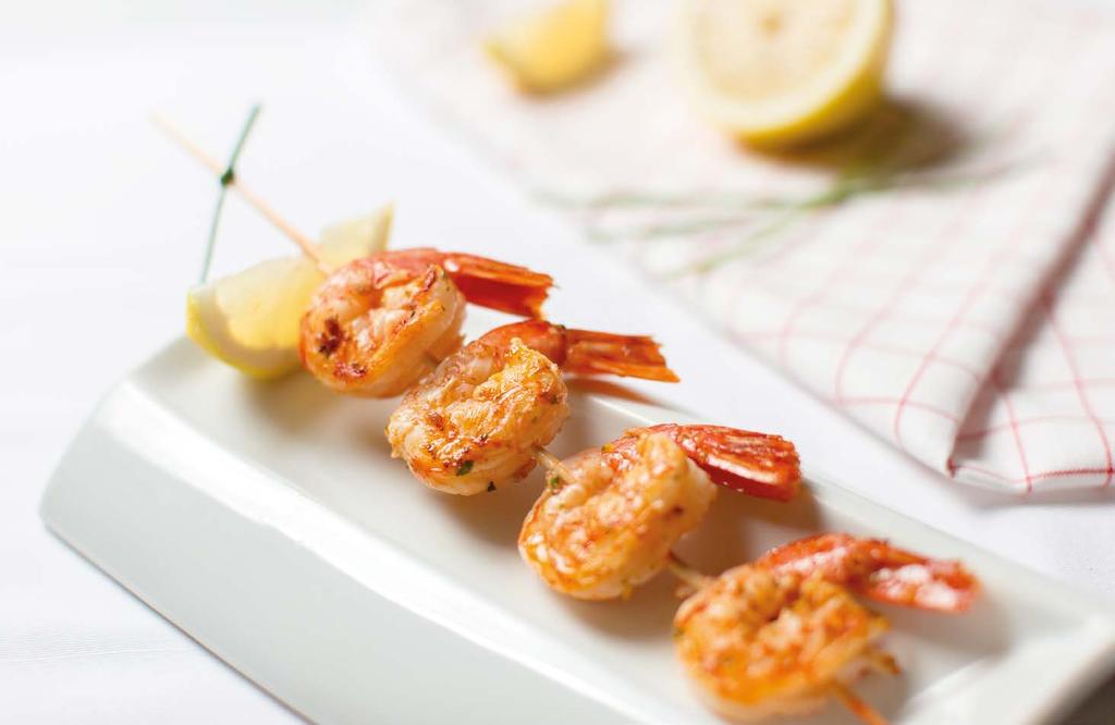 Marinated jumbo king prawns serves 4 1 hour and 20 minutes For a more oriental touch, add a little chilli and soy sauce to the marinade.