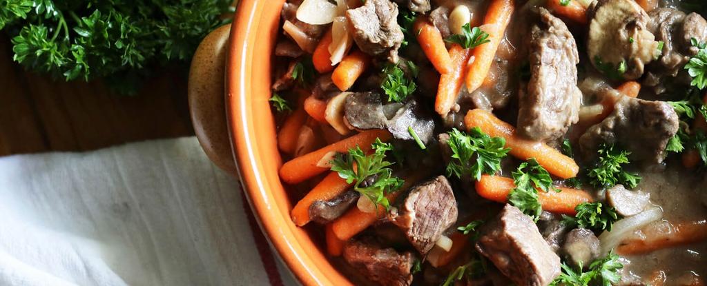 Slow Cooker Beef Stew 11 ingredients 4 hours 8 servings Add all ingredients except the brown rice flour to the slow cooker and mix well.