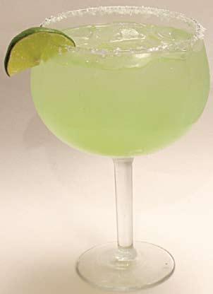 99 Our top shelf margarita consists of Cuervo Gold tequila, Grand Marnier, sweet and sour mix and margarita mix. 21 oz. Electric Blue Margarita 7.