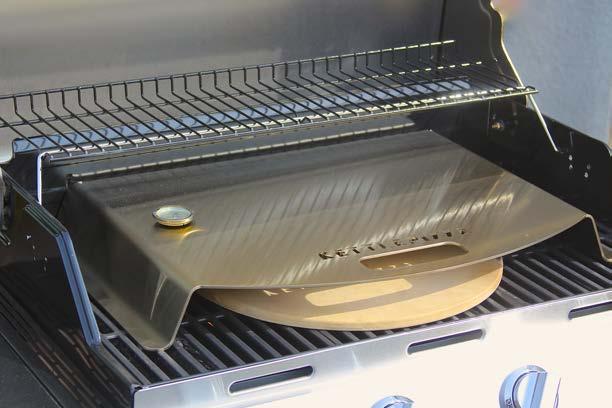 KettlePizza Gas Pro Startup: Use of the KettlePizza Gas Pro requires a gas grill with a grilling surface of at least 17 inches deep X 24 inches wide.