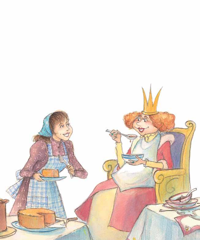 FLYING START TO LITERACY Would you like to be my new chef? asked Queen Caroline.