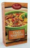 00 TORTILLA SOUP FIESTA SOUP TRIO Mezclas de sopa, 3 sabores Our customer-favorite Fiesta Soups, all in one