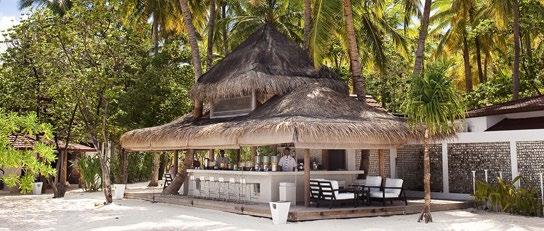 BEACH BUNGALOWS FOOD AND BEVERAGE SERVICE FACILITIES Restaurant Offers breakfast American buffet, buffet lunch and for dinner a fusion of Italian, Asian, Oriental and Maldivian cuisines with theme