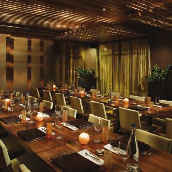 Reception-style events for up to 350 guests THE CLARK STREET ROOM Private Seated events for up to 40