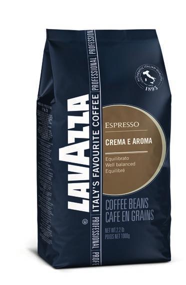 Espresso Crema e Aroma Product unit Packaging Trade unit Physical state Shelf life Product code Nominal quantity Gross weight Bag Whole bean 24 MONTHS 2490 8000070024908 1000 g 1025 g Professional
