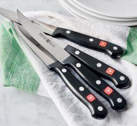 A C B A THE RIDGE 8" CHEF S KNIFE Groundbreaking design with a ridge and cutouts for extra-easy slicing with no sticking. VIDEO #1207109 Sugg. $127.00 Reg. $94.