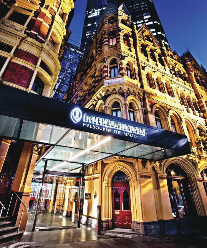 COLLINS STREET PACKAGE (InterContinental Inclusive Meetings Package) Freshly brewed coffee and a selection of teas Fresh fruit bowl on arrival Daily newspapers Delegate refreshments including mints