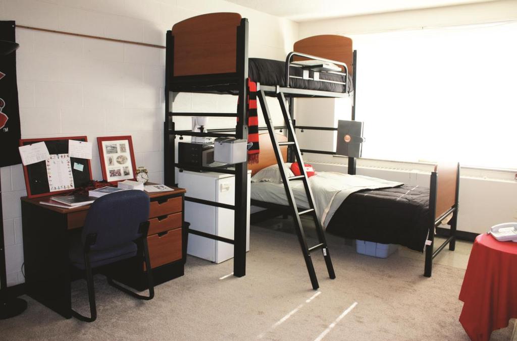 Loft Rental Program Easy assembly in 5 minutes Durable steel construction Uses University supplied bed frame and mattress Pick up on move-in day Rental rate is $168 (before