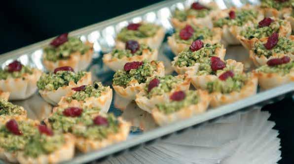 Hors d Oeuvres Petite Mango and Avocado Baskets Petite Fillo Cups