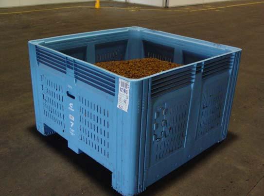 Figure 1 b: Plastic slotted sided bin Figure 1 c: Plywood bin Fruit selection and identification occurred in September 2003.