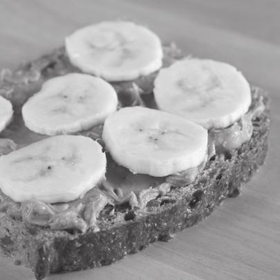 21 Peanut Butter, Nut Butter, or Seed Butter and Fruit-witch Ingredients CUT DOWN ON CHOKING 1 slice whole wheat bread* 2 tablespoons, creamy peanut butter, nut butter or seed butter** 1/4 apple or