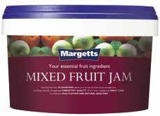 Preserves Unit JAMS continued 045769 Hartleys Strawberry Jam 3.18kg x 1 8.39 121499 Margetts Mixed Fruit Jam 2.72kg x 1 8.25 095631 Margetts Raspberry Jam 3kg x 1 12.