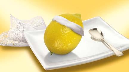 LEMON SHELL filled with ICE CREAM