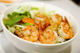 Bún - Vermicelli Rice Noodles $10 $1 EXTRA ON DISHES THAT INCLUDE GRILLED SHRIMP Bowl comes with your choice of grilled meat over a bed of vermicelli rice noodles topped with fresh lettuce, sliced