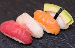 Sashimi po komadu / per piece SASHIMI TUNA / TUNA 22 kn SASHIMI TORO 28 kn Panceta od tune / fresh pancetta of