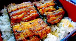 Veggie Tempura Dinner $9.29 4. Una-Ju $14.99 barbequed, tender freshwater eel on steamed rice 5.