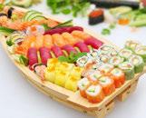 Sushi Entrees (served with miso soup and salad) 1. Sushi Dinner $17.99 8 pieces of assorted sushi & 6 piece tuna roll 2.