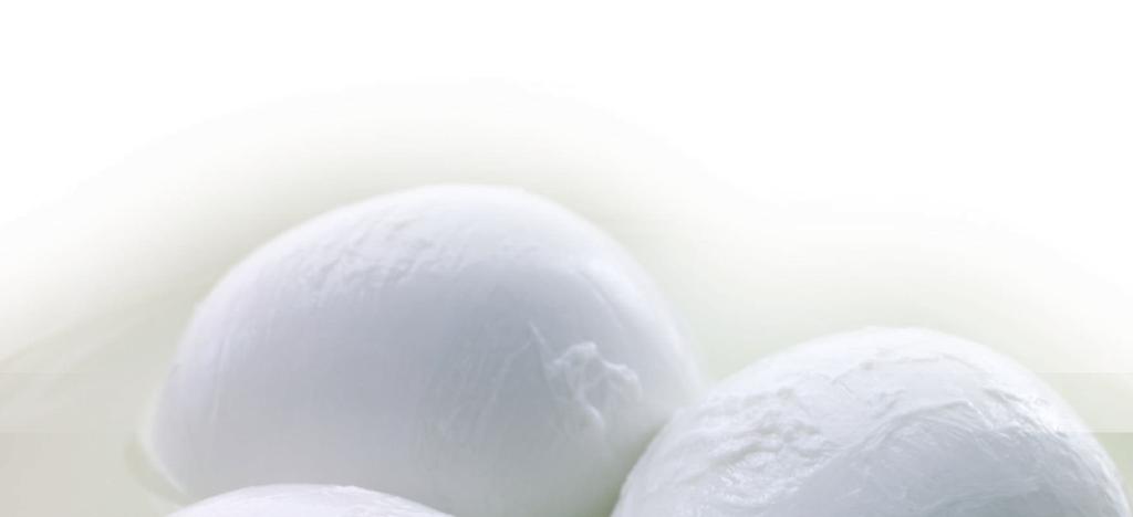 3 BUFFALO MOZZARELLA IQF 4 BURRATA Made from 100% ITALIAN BUFFALO MILK Made from 100% Italian COW MILK Description: stretched curd cheese, frozen (cryogenised) as soon as produced, its liquid