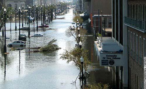 Hurricane Katrina Near midday on