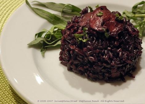 Forbidden Black Rice } Short-Grained, Heirloom