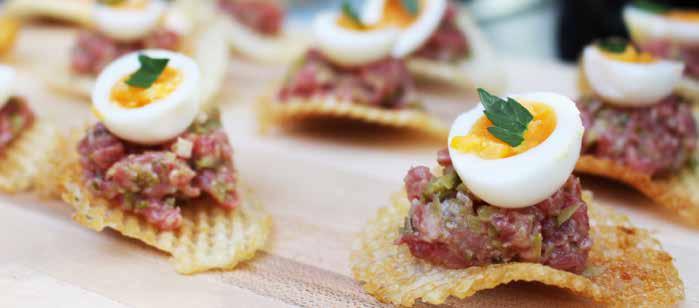 Canapés Passed hor d oeuvres for pre-dinner mingling or to be enjoyed throughout your event. Prices listed are per dozen.