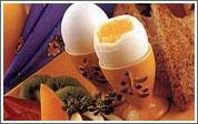 SOFT COOKED EGGS 1) Bring the Water to a boil first and then reduce the heat to a simmer.